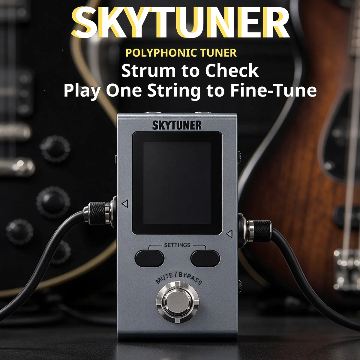 LIVTRA SKYTUNER Polyphonic Tuner Pedal - 1.8