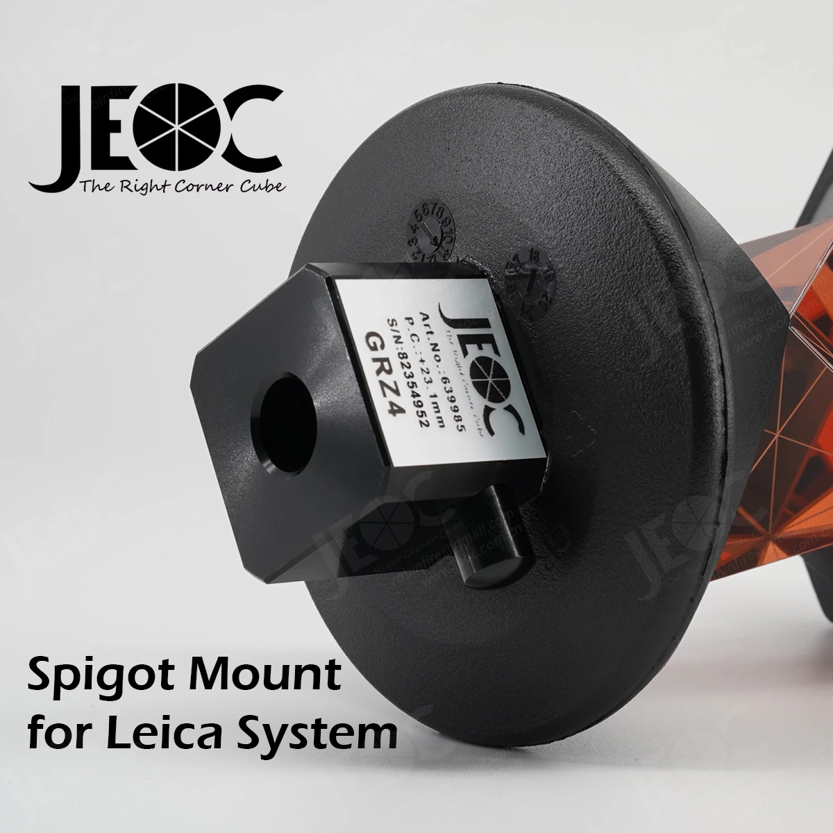 JEOC GRZ4, 360 Degree Reflective Prism for Leica ATR Total-station Prisma Topography Refletor Surveying Accessories