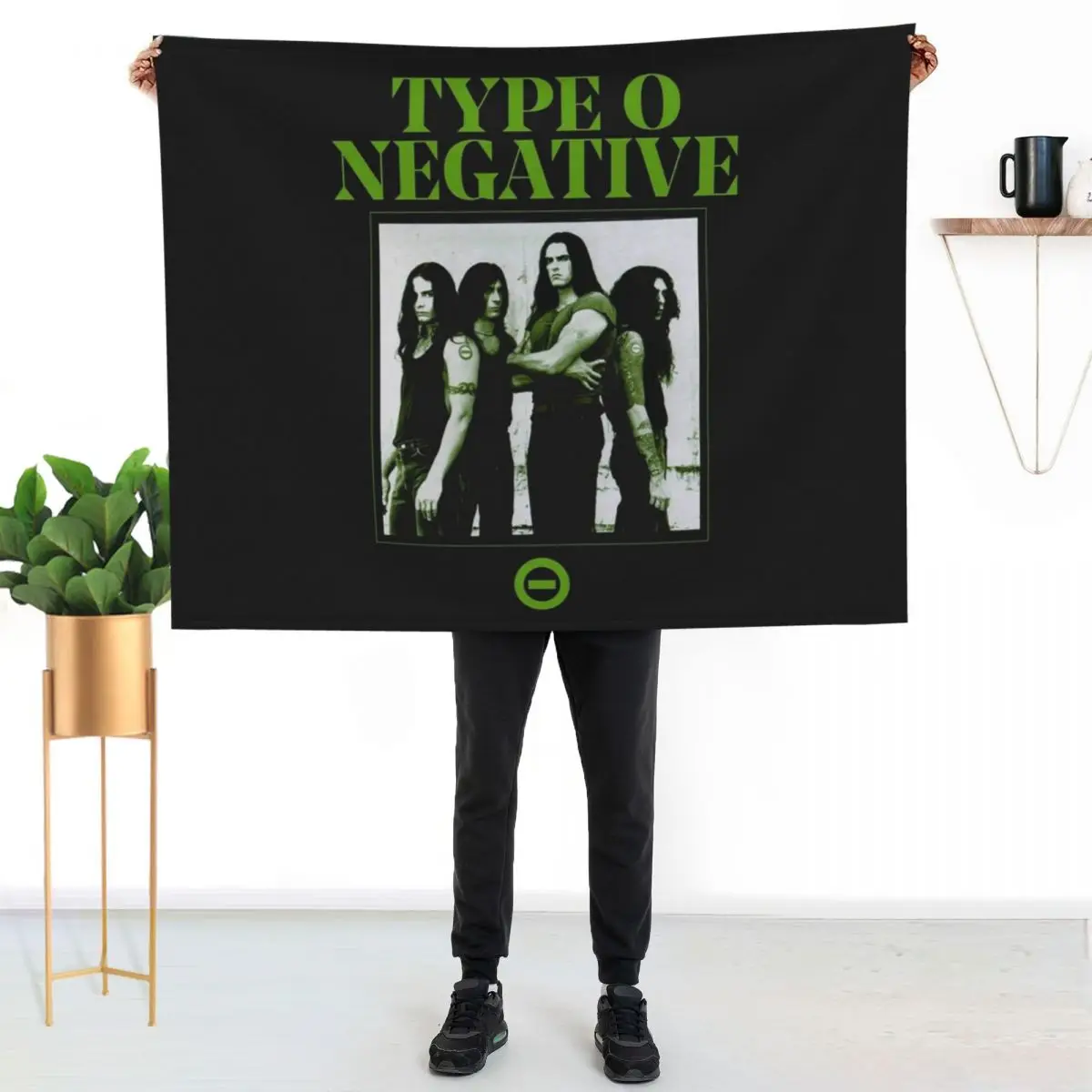 Type o negative Throw Blanket Bed Fashionable Sofa christmas decoration Softest funny gift Beautifuls Blankets