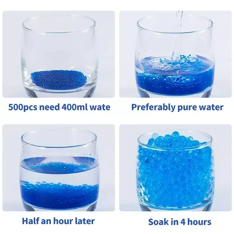 Kryształki hydrożelowe w kształcie pereł 7-8 mm, koraliki bio-gel do kwiatów/odżywiania roślin, magiczne kulki żelowe do uprawy roślin.