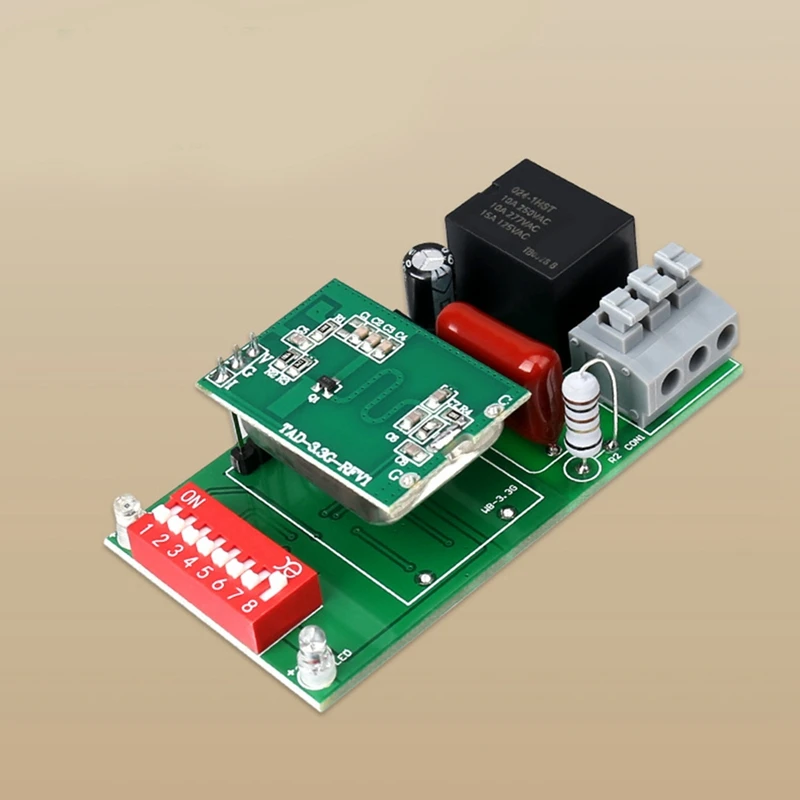 TD 1 قطعة 5.8 جرام مفتاح مستشعر الميكروويف 220 فولت المدخل المرآب المسافة تأخير متعدد الوظائف LED رادار الاستشعار