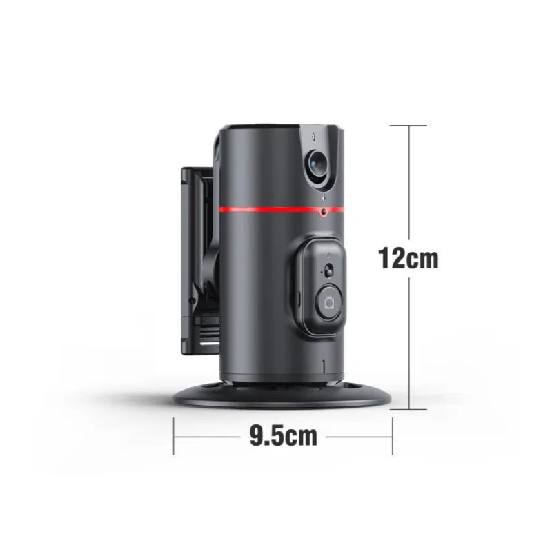 360 °   Автоматический вращающийся стабилизатор подвеса для телефона с интеллектуальным отслеживанием искусственного интеллекта и подставкой для штатива — распознавание лиц, защита от сотрясений для прямой трансляции