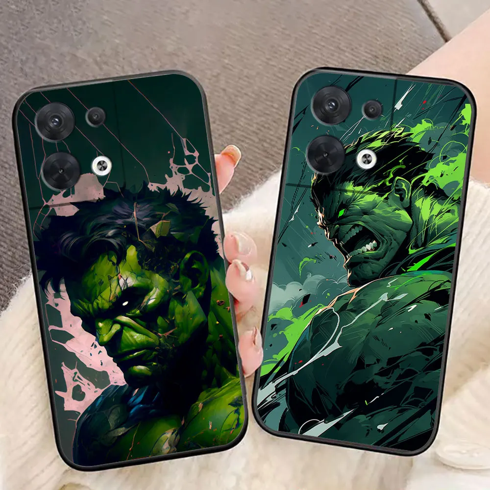 Marvel The Hulk Cool Cover Phone Case For OPPO RENO 11 11F 10 8 8T 7 7Z 6 6Z 5 4 FIND X3 LITE 4F PRO PLUS Soft TPU Case Funda