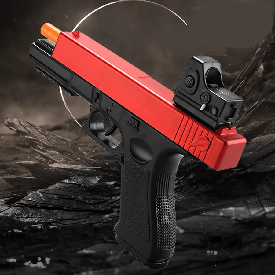 2025 novo g17 manual e elétrico tudo-em-um arma de brinquedo pode lançar bola de gel 7-8mm menino brinquedo presente jogo mesmo modelo de venda quente brinquedo