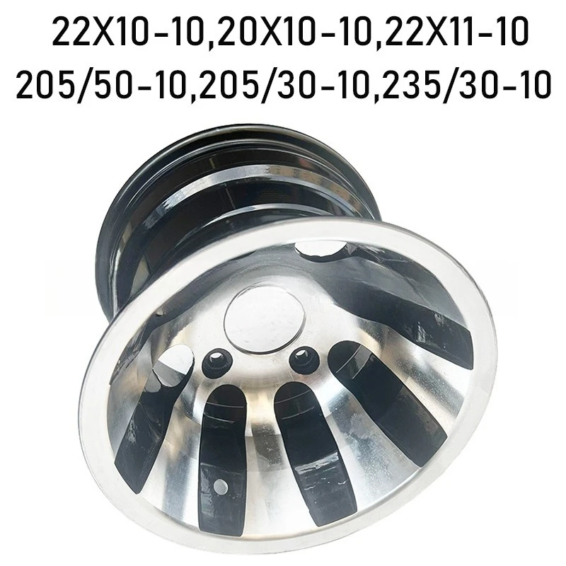 Suitable for beach car, kart accessories modified 235 * 30-10 inch rear aluminum alloy wheels 22 * 10-10 inch wheels