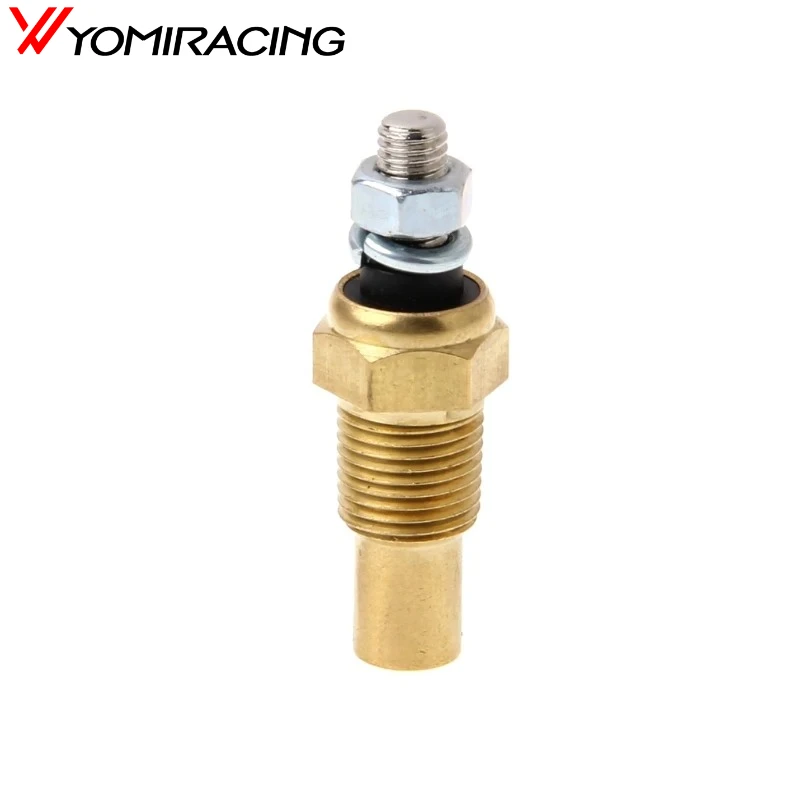 YOMI 1/8 NPT Sensor de temperatura Unidad de aceite de agua Medidor emisor Remitente eléctrico VDO