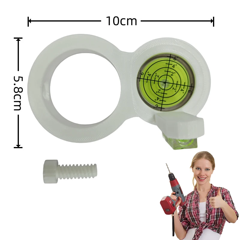 

Hole Drilling Level Electric Drill Leveler Tool Hole Drilling Precision Guide for Wall Decoration Photo Frame Pipeline Laying