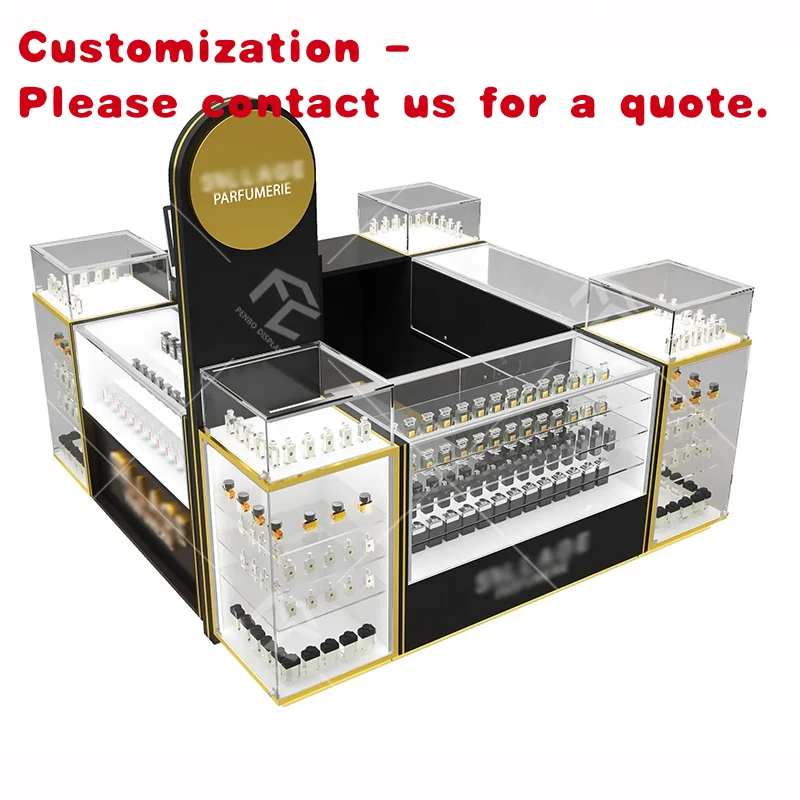 

Изготовленный на заказ. Стеклянные духи и косметические витрины, шкаф, духи, торговый центр, дизайн киоска