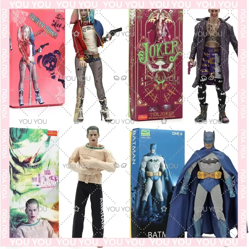

Spot Sale 2023 DC Super Heroes Statue for Joker Harley Quinn Batman Superman Flash Green Lantern PVC Collectible Model