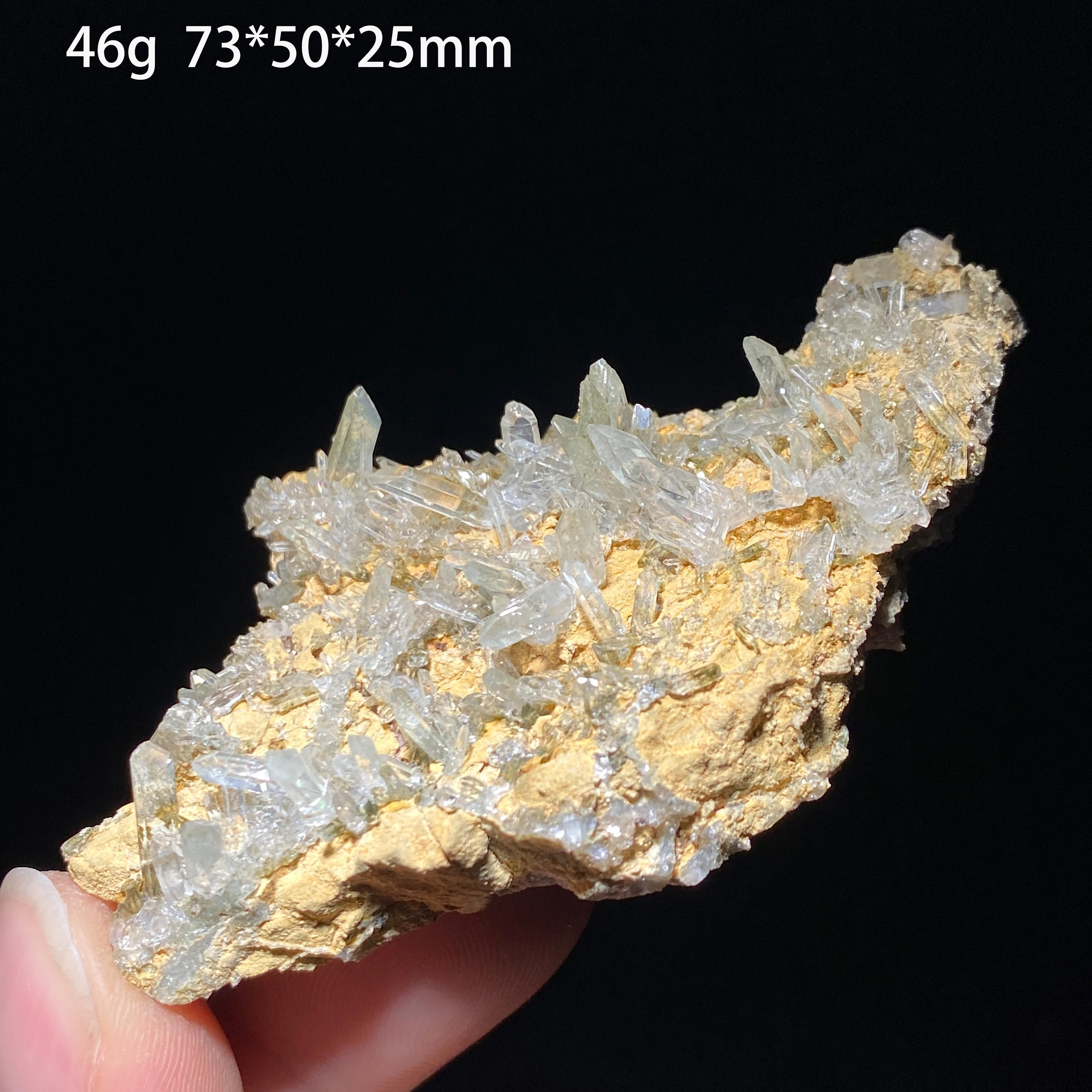 100% Natural Green Phantom Crystal Cluster Specimen Healing Stone for Meditation Spiritual Home Decor Unique Gift