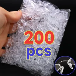 2/200Pcs Oval Eyeglass Nose Bracket Women Men DIY Clear Non-Slip Silicone Nose Pads Fashion Comfortable Daily Soft Nose Bracket