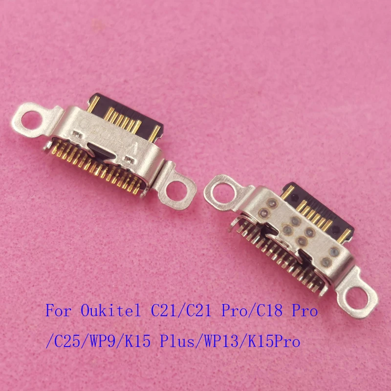 1-10Pcs Charging Dock Port Connector USB Charger Type C Plug For Oukitel C21 WP13 K15Plus C21Pro C18 Pro C18Pro C25 WP9 K15 Plus