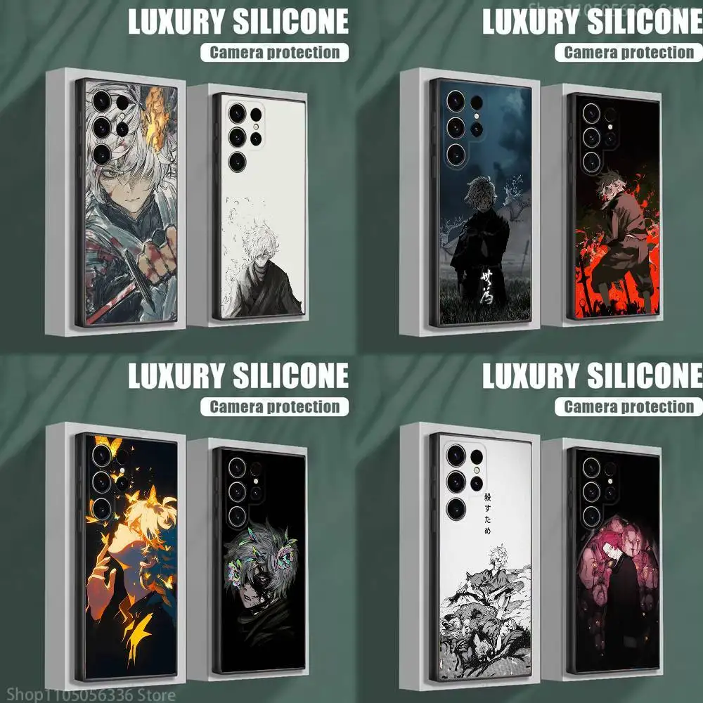 

H-Hell s Paradise cartoon Phone Case For Samsung S25,S24,S23,S22,S21,S20,S10,Ultra,Plus,Lite,FE,Soft Silicone Black Cover