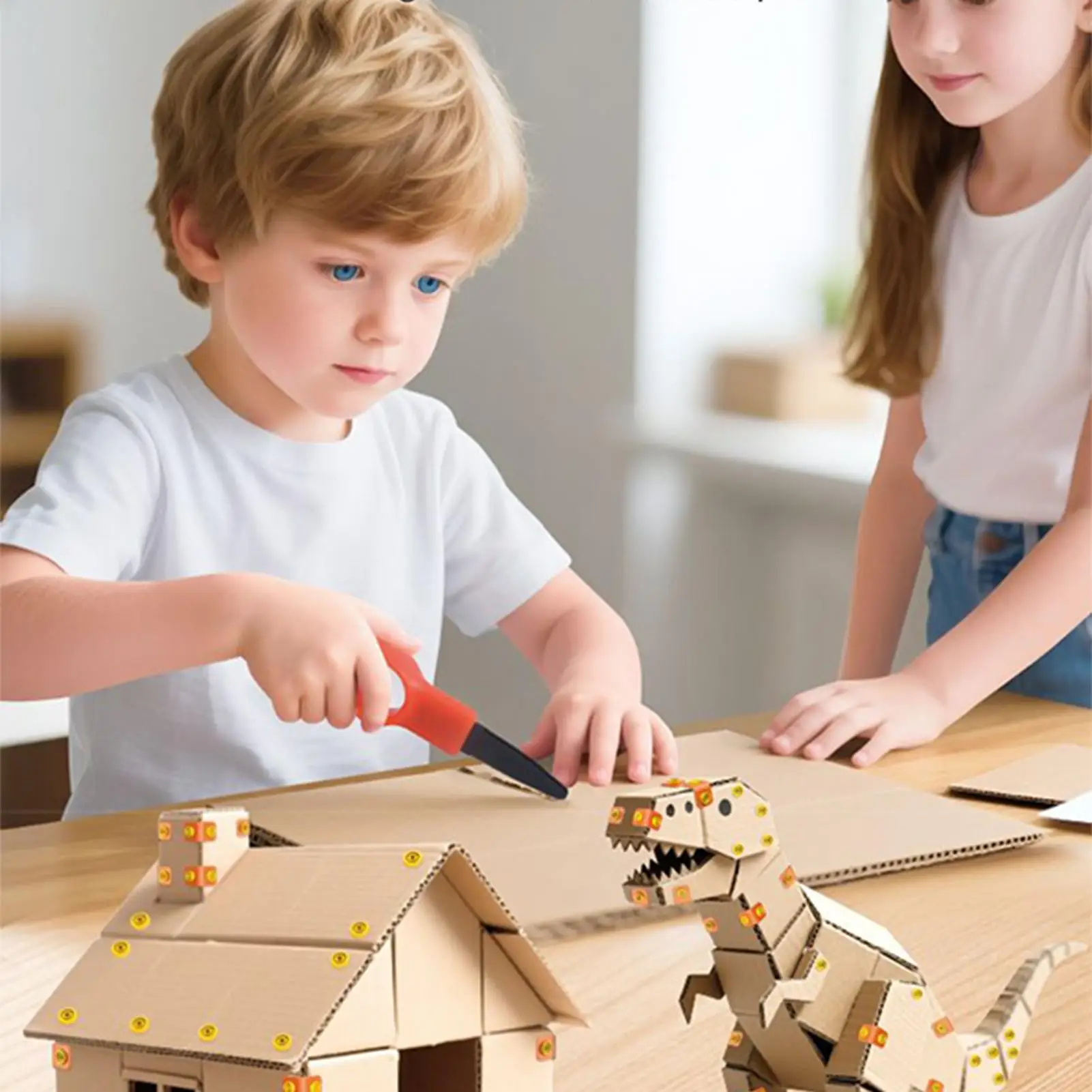 Cardboard Cutting Tools For Kids Cardboard Cutter Tools For Kids Educational Learning Construction Toys For Son Boys Family