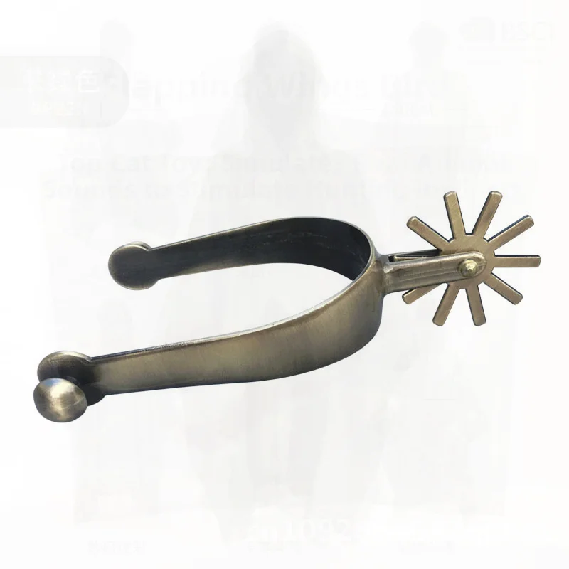 سبائك الزنك الحصان توتنهام الرأس الطويل والعتاد النمط الغربي الذهبي سميكة فارس المعدات لملحقات الفروسية