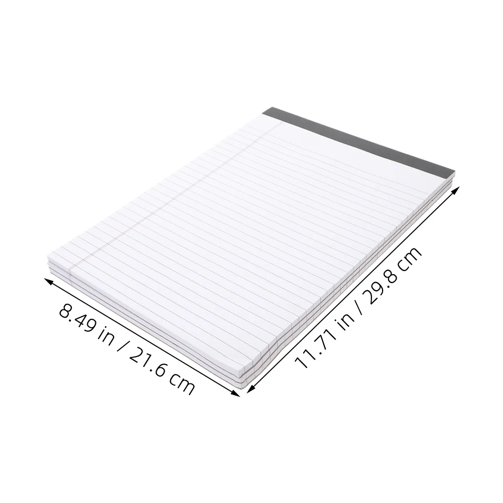 3개입 떼어내는 메모지 A4 휴대용 줄노트 두꺼운 줄지 노트 학생용 사무용 회의 노트용 줄지 노트