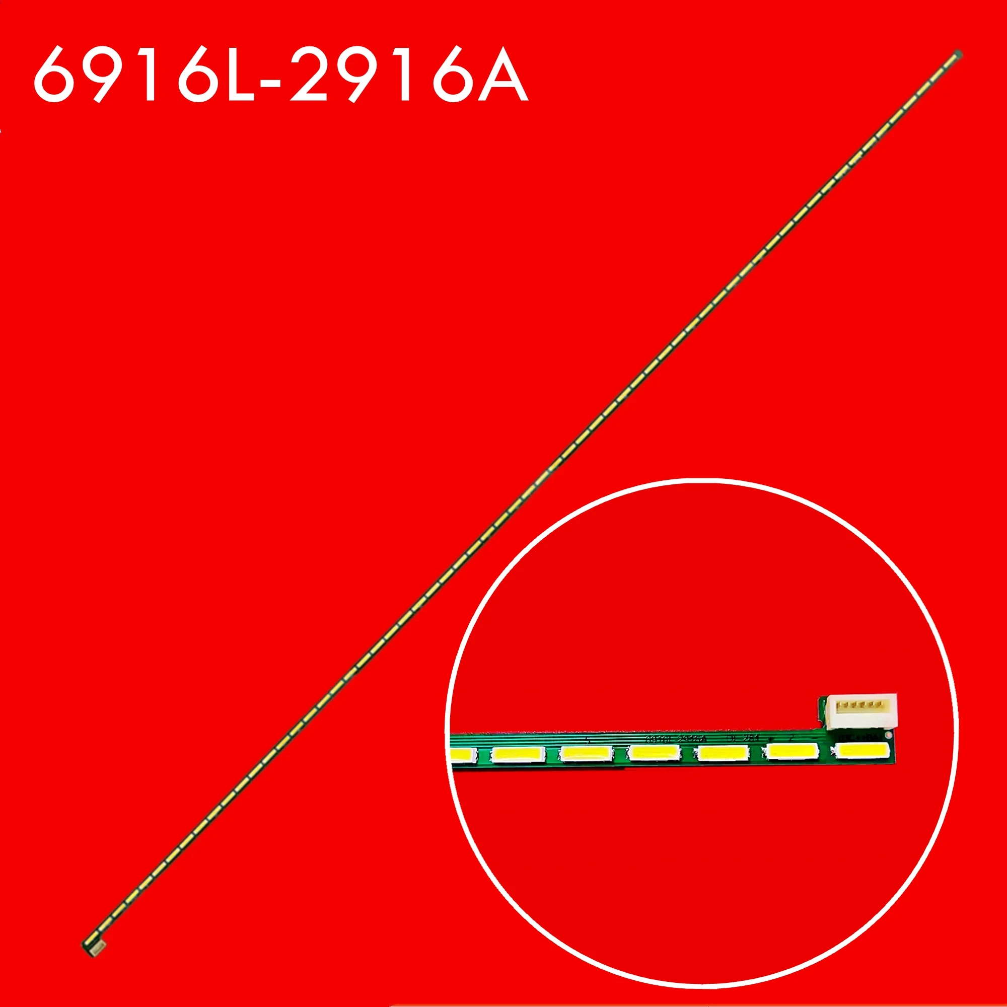 

50Pcs LED TV Backlight Strip 6916L-2916A 68lamp 3V 598MM