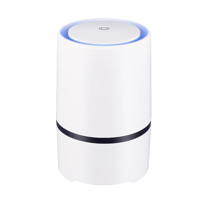 USB Powered Mini Design  Filter Negative Ion Aromatherapy Air Purifier LED Light for Kitchen Office Home