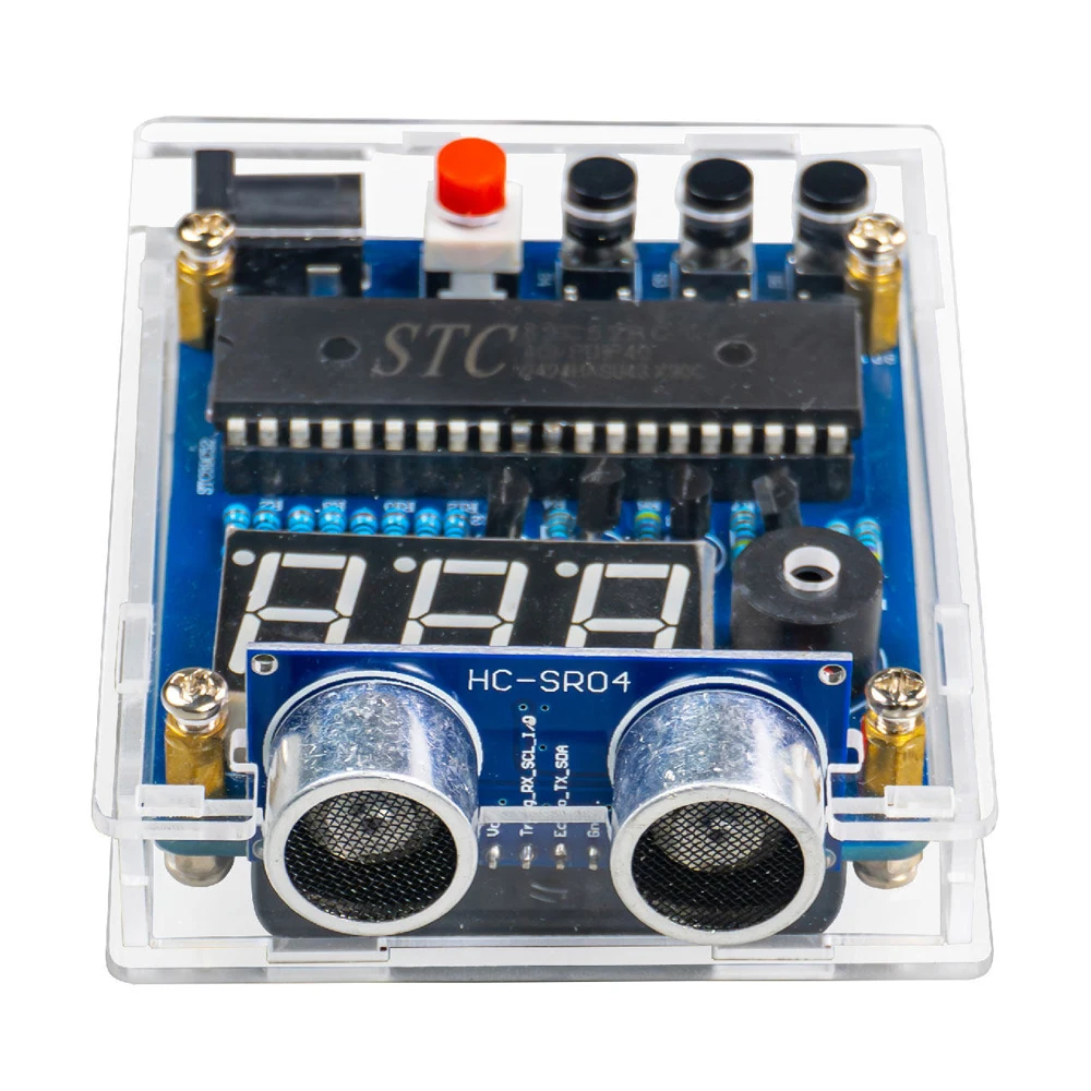 DIY Ultrasonic Rangefinder Welding Loose Parts Car Reverse Parking Radar Alarm Welding Practice Production Kit