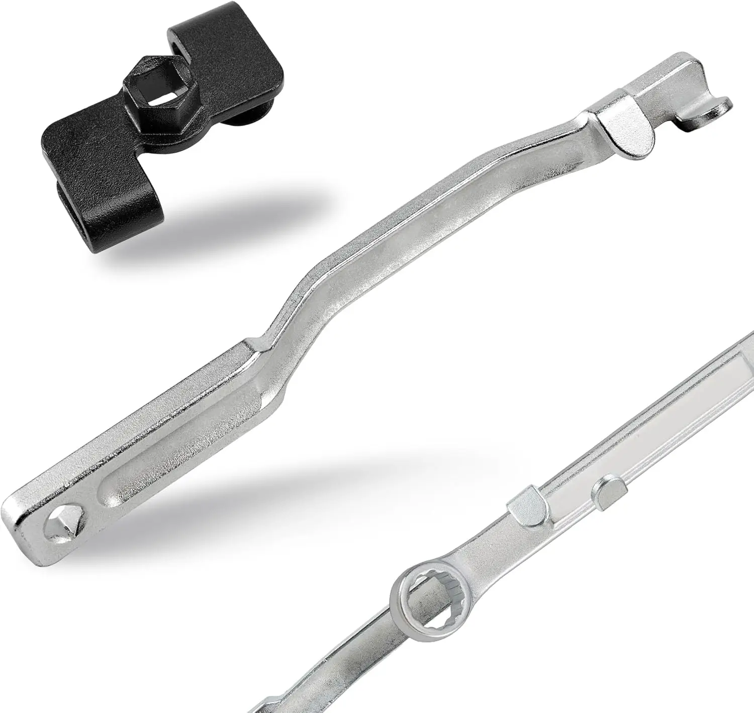 

2 Pack Wrench Extender Tool, Heavy Duty Cheater Bar with High Hardness Alloy Steel, Durable & Safe, Universal Fit