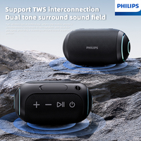 Philips TAS3209 Portable Wireless Speaker W/ Colorful Lighting 1800mAh Battery Life Wonderful Sound Music for Outdoor Camping
