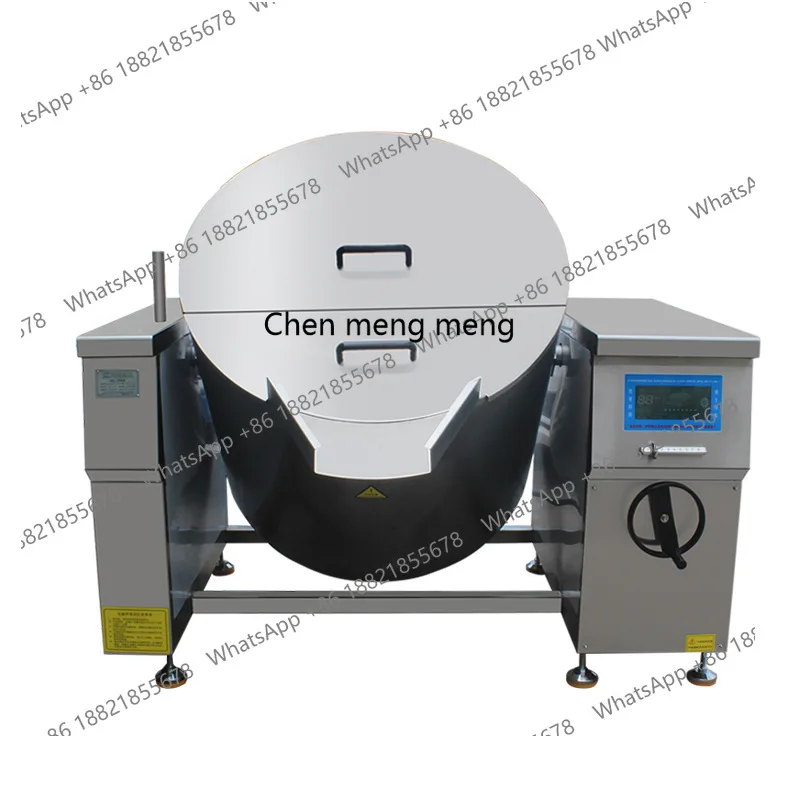 

Large soup stir-fry, tilting induction soup stove, manual rocking pot, large pot, stove, cooking meat pot