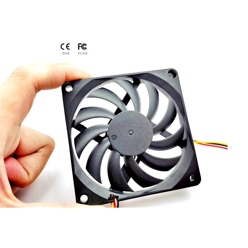 New DC5V 12V 24V 8010 Ball Bearing Ultra-thin Fan 80MM 8cm 80x80x10mm Cooling Fan With 3pin 4pin