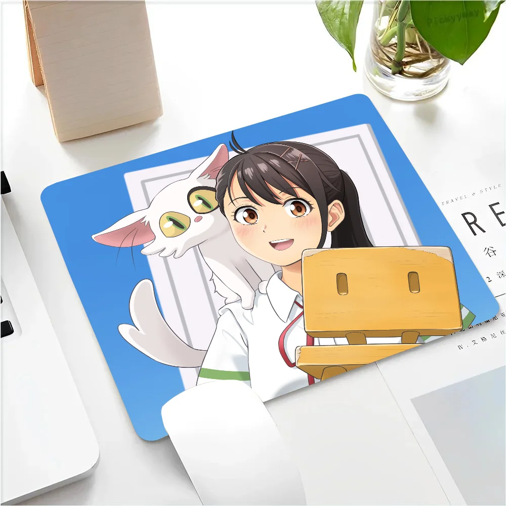 Suzume No Tojimari Mousepad Small LockEdge Mouse Pad For Gamers Computer Desk Pad Rectangular Anti-slip Rubber