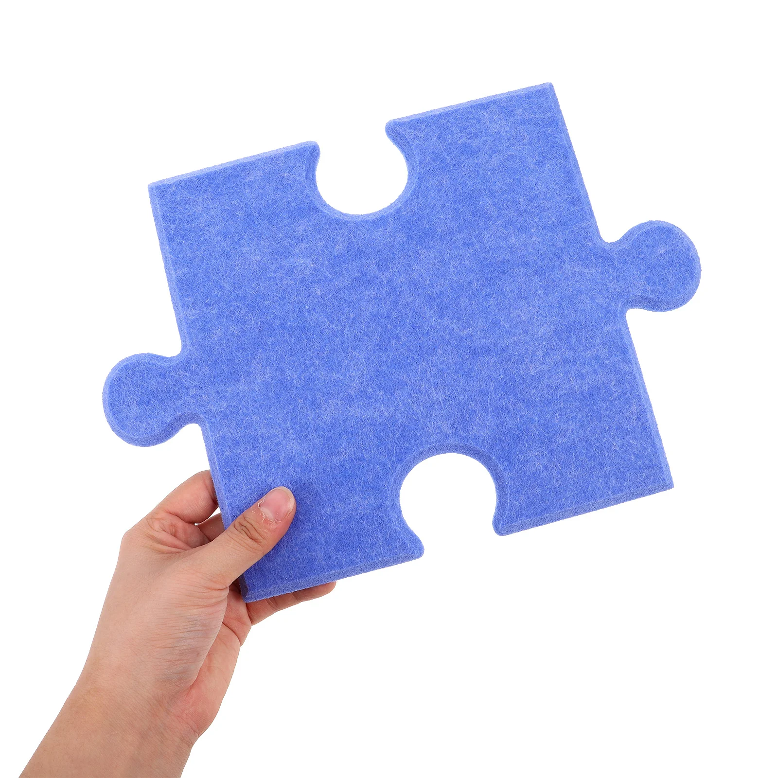 4Pcs 3D Felt Wall Tiles Puzzle Style Self Stick Decorative Panels for Kids Room Home Wall Display Easy Install Felt Board Tile