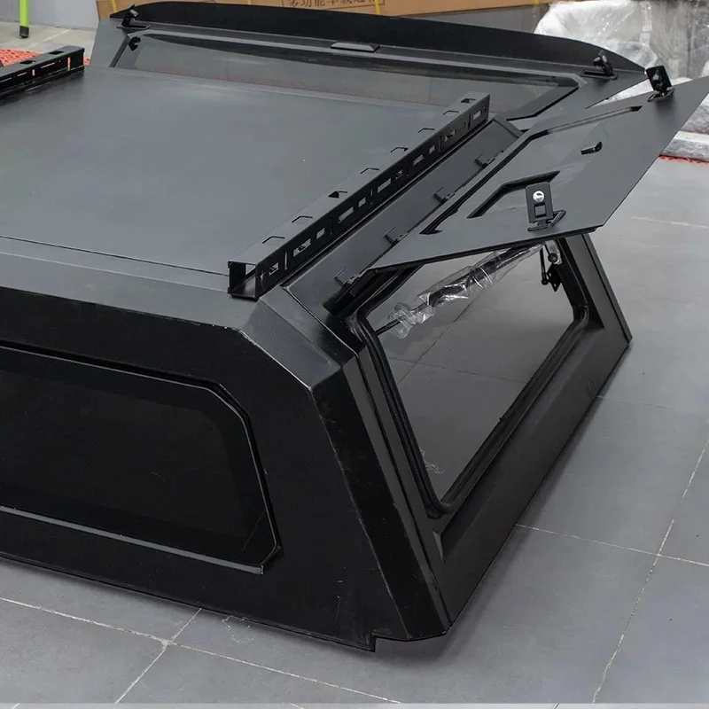 Auto Parts Durable Aluminum Truck Cap Pickup Canopy with Sliding Side Window for F150 Hilux Exterior Parts