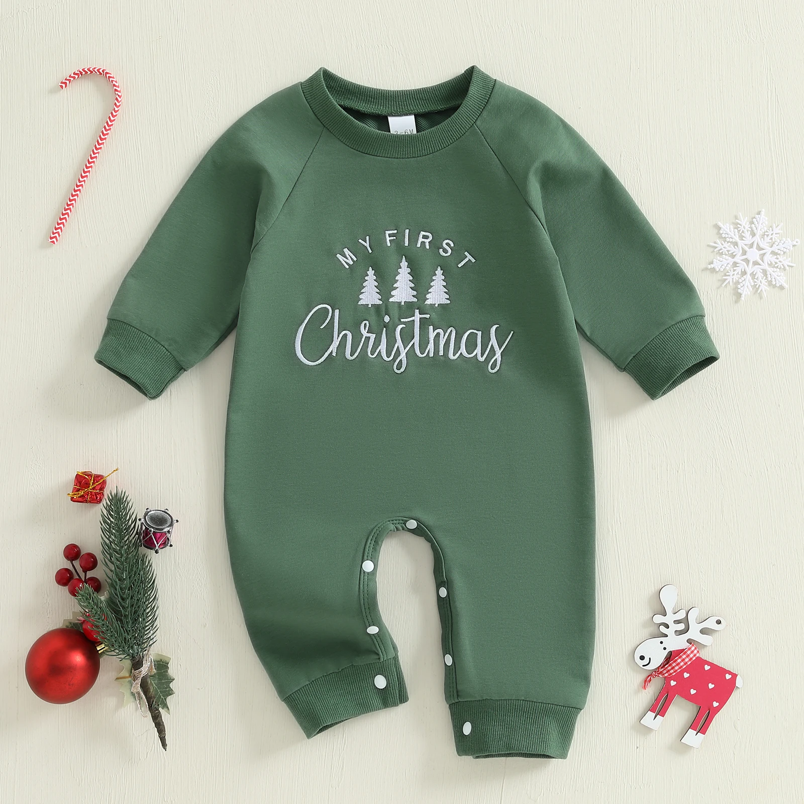 Weihnachts-Strampler für Babys – Embroidery Xmas Tree Bewertung und Preis