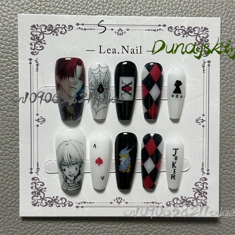 Hisoka Anime Cosplay accesorios uñas Cool Kawaii lindo Fans regalos mujeres hombres Halloween Navidad diario Hisoka Cosplay