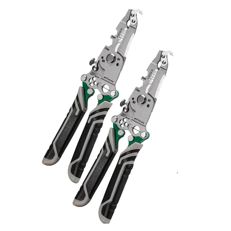 ABLG 18 In 1 Wire Stripper Foldable, Multifunctional Folding Wire Stripper-Professional Electrician Tool, Wire Stripper