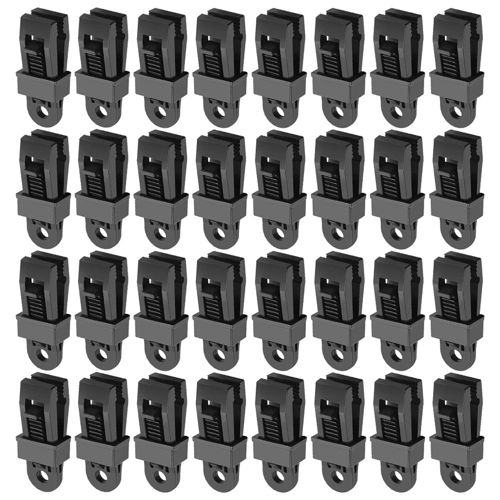 

30Pcs Tarp Clips Tent Fasteners Heavy Duty Windproof Durable Canopy Clip Portable Outdoor Fixers Convenient Tent Fasteners
