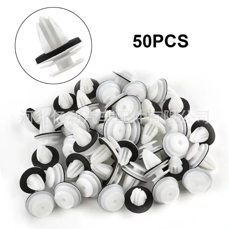 

50Pcs Auto Bumper Mudguard Automotive Fastener Clip Car General Accessories Car Interior Door Panel Card Trim Fastener Clips