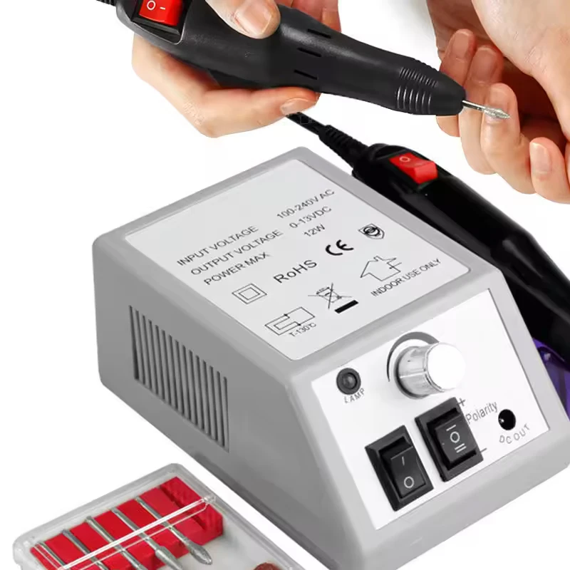 Manicure Drill Machine Set Electric Nail Drill Machine Nail Sander Gel Cuticle Remove Nail Lathe File Polish Tool