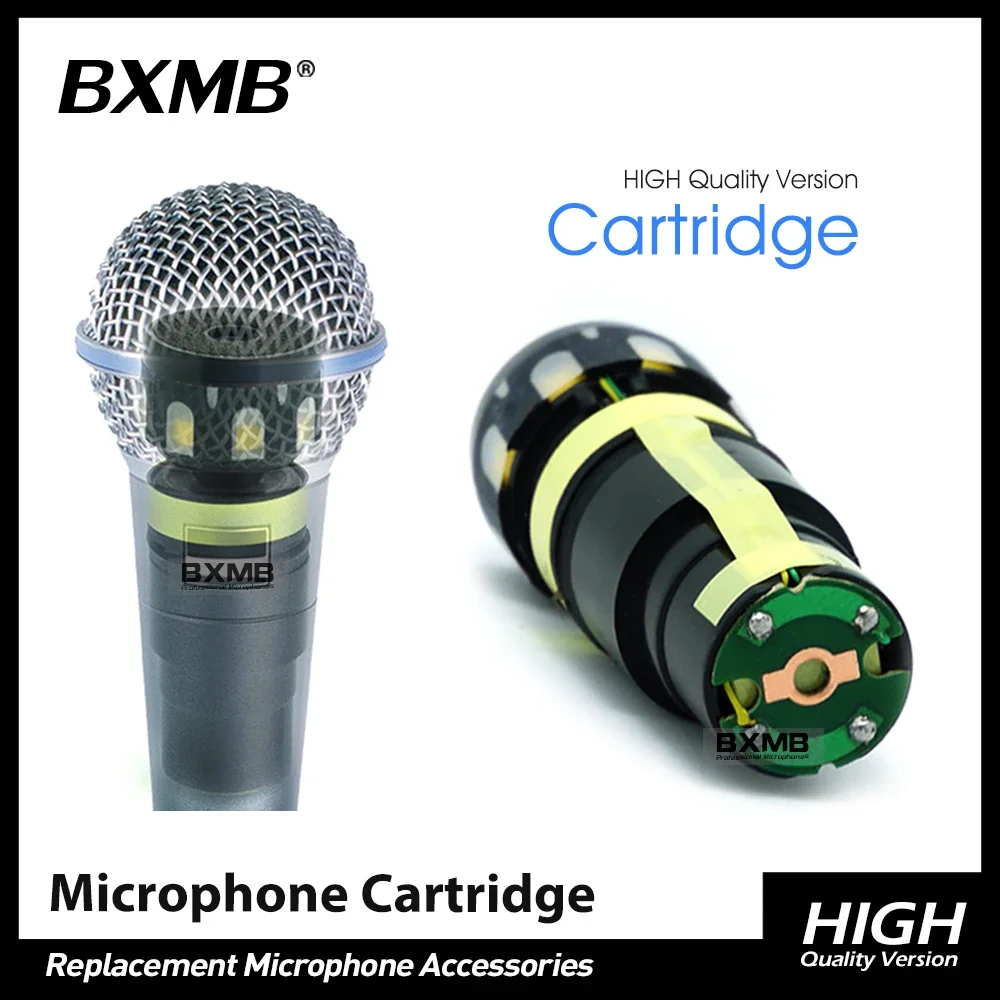 

High Quality Replacement Supercardioid Capsule Cartridge Direct For BETA58 BETA57 BETA57A BETA58A Wired Microphone Dynamic Mic