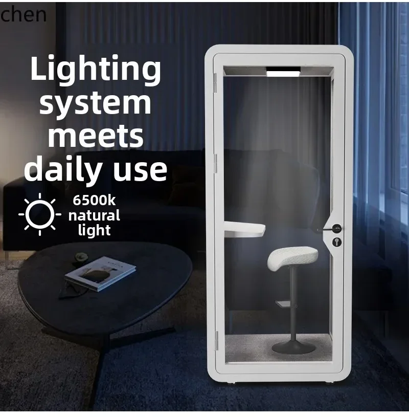 y17-Soundproof Room Home Piano Silent Chamber Recording Studio Movable Telephone Booth Conference Cabin