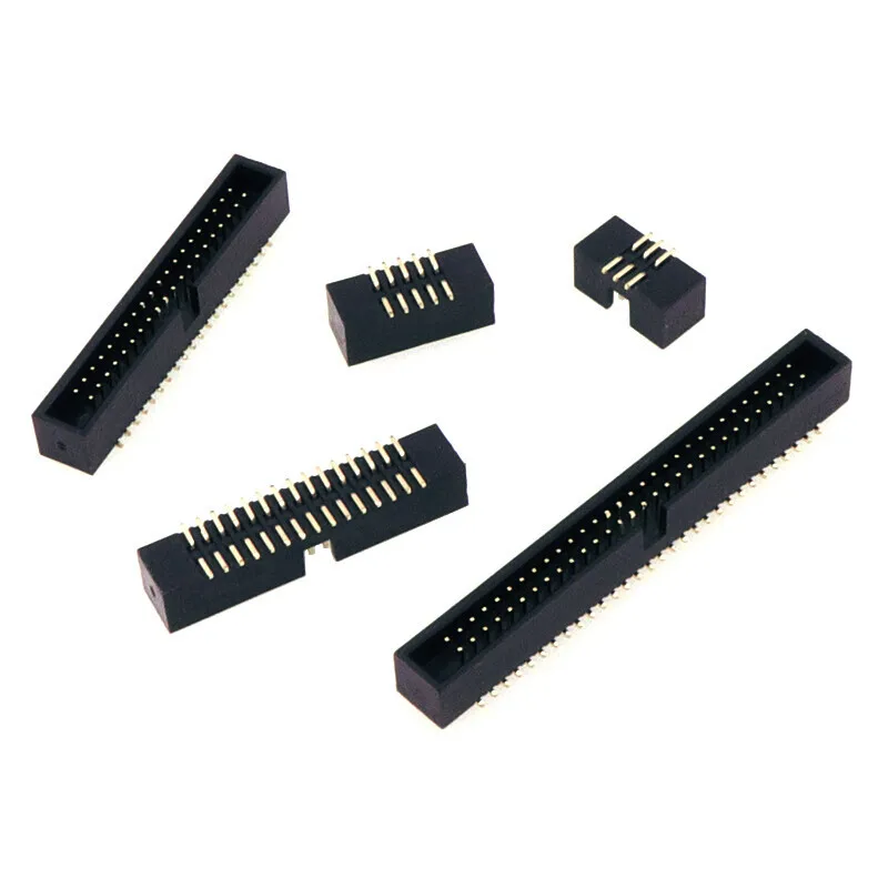 SMT 1.27MM pitch MALE SOCKET straight idc box headers PCB CONNECTOR DOUBLE ROW SMD 2x5PIN 6/10/20/26/34/40Pin DC3 HEADER