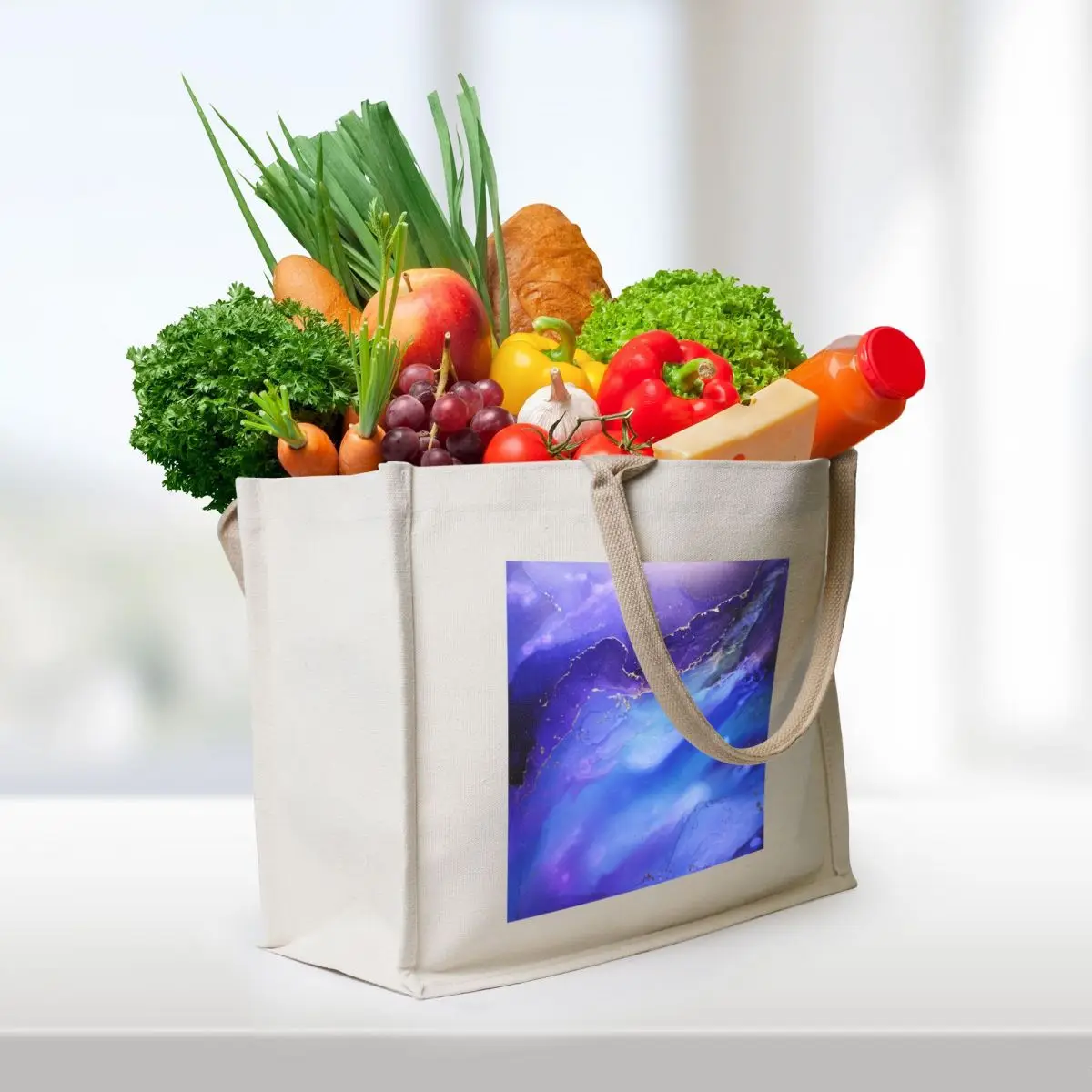 northern lights Tote Bag hand bags tote bags men Shopper bag