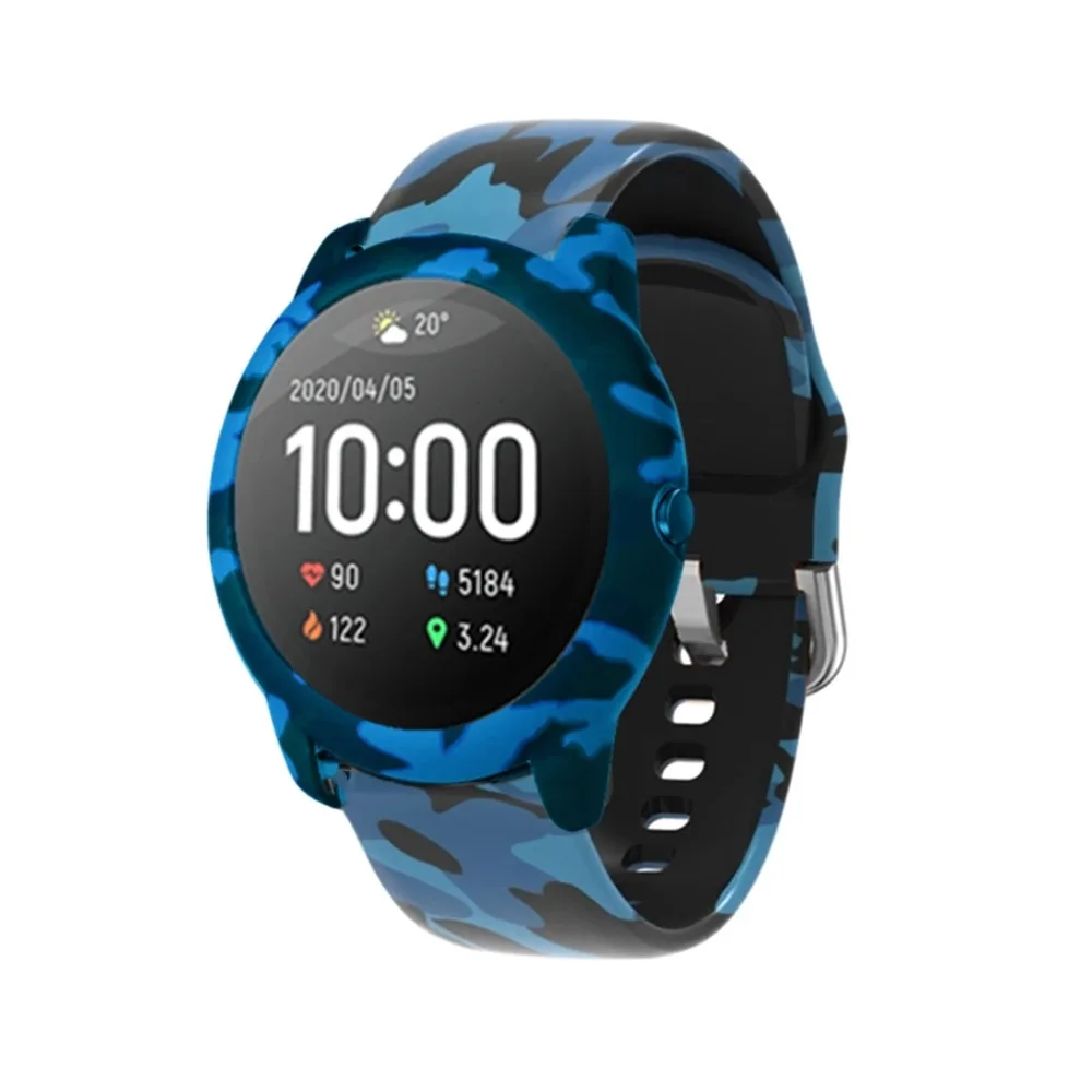 Case+Strap 2in1 For Xiaomi Haylou LS05 Smart Watch Sports Strap Wristband Bracelet For For Haylou LS05 PC Shell Silicone Strap