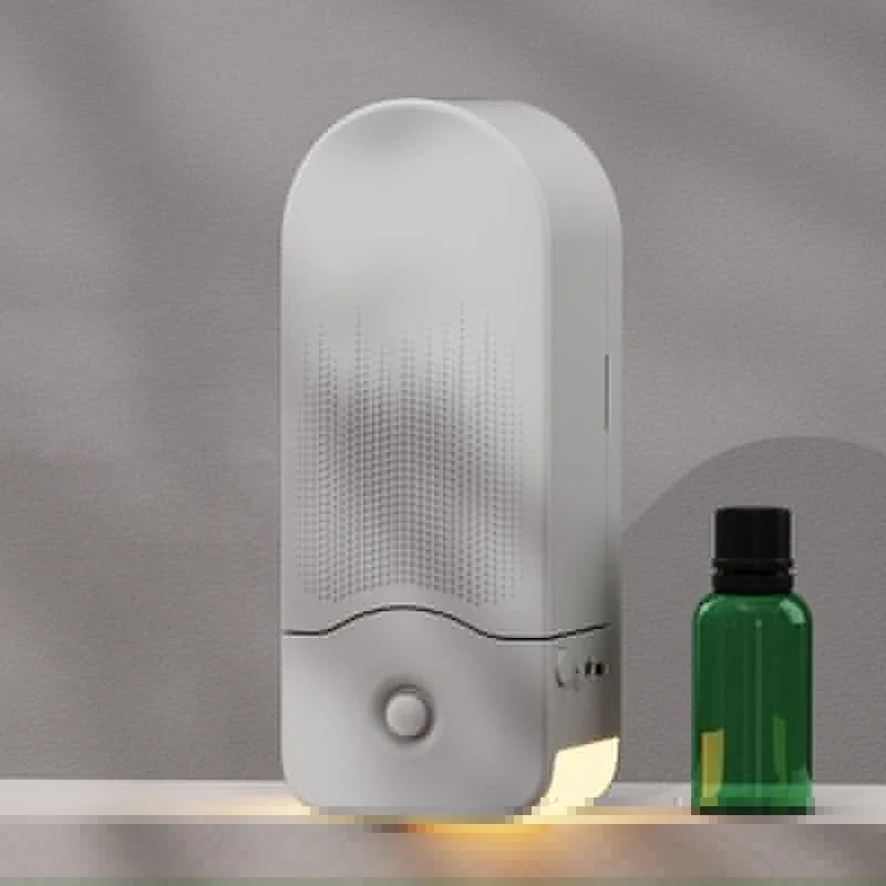 Waterless Aroma Diffuser  Wall Mounted Room Fragrance Essential Oil Aromatherapy Machine Night Light Home Toilet Aroma Machine