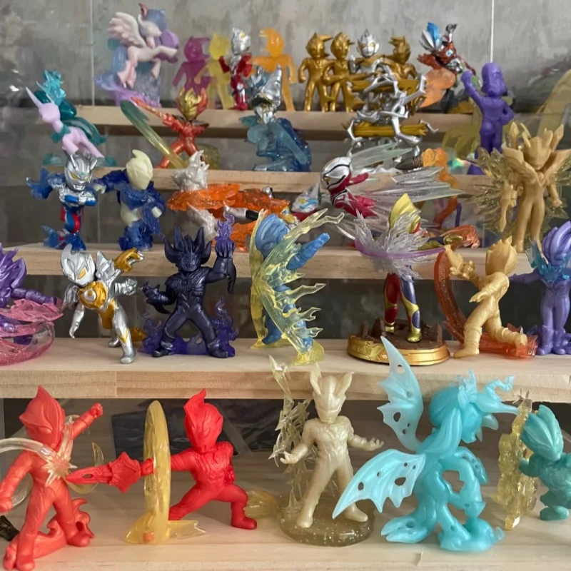 В наличии, оригинальная резиновая кукла Kayou Ultraman Hero в сборе, 10-я 11-я слепая коробка, поколение Ultraman Zero Mebius, игрушка, подарки для детей