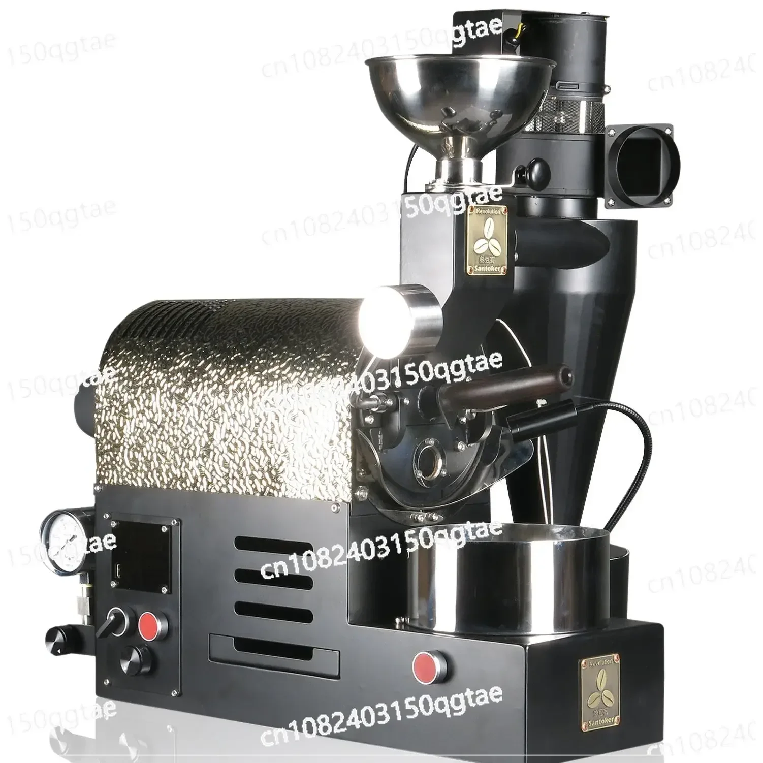 R200 Coffee Roasting Machine Home Commercial Black White Semi-hot Air 50-300g