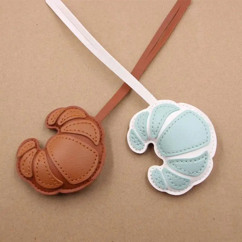 Croissant-förmiger Schlüsselanhänger, Croissant-Charm-Anhänger, Schlüsselring, Schmuck für Mädchen und Frauen, Geschenk, Taschendekoration – Detail 5