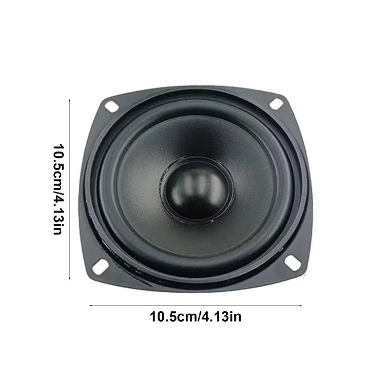 4 Inch Car Audio Speakers Vehicle Door Speakers Full Range Frequency Black Automotive Speaker For Cars Trucks