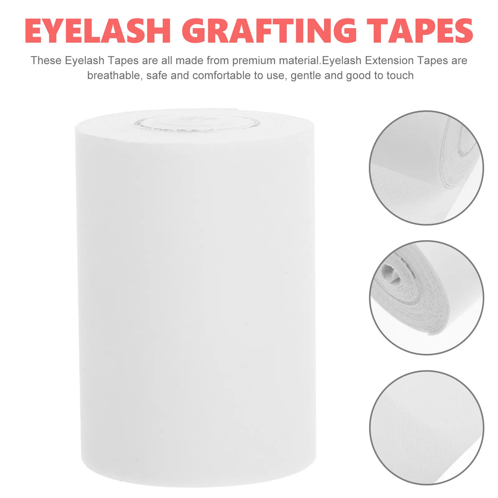 1 Roll Lash Tape Eyelash Extension Tapes Soft Sticky Under Eye Pads Isolation Tape for Lash Grafting Salon Use