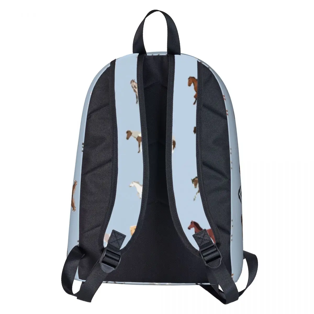 USA Horse Breeds Pattern Backpacks Large Capacity Student Book bag Shoulder Bag Travel Rucksack Waterproof Children School Bag