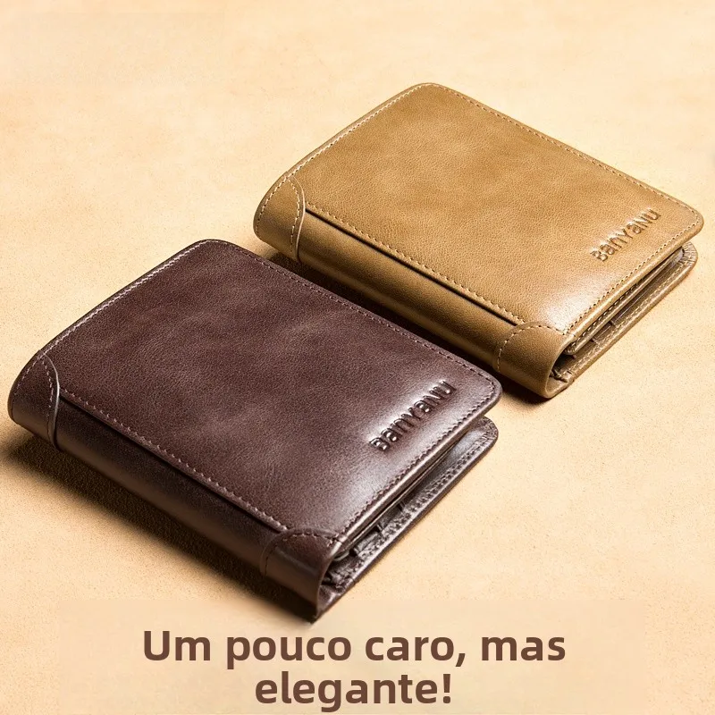 retro-top-layer-cowhide-men's-wallet-ladies'-short-genuine-leather-driver's-license-integrated-card-holder-leather-jacket