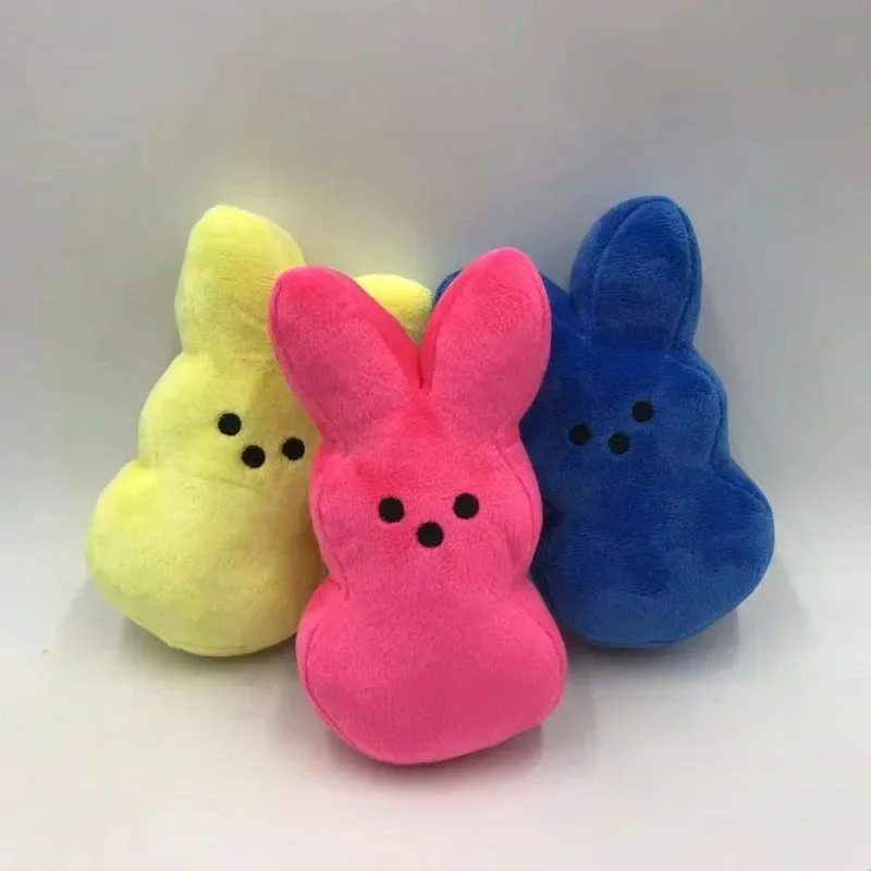 15cm Peeps Cute Plush Bunny Rabbit Peep Easter Toys Simulation Stuffed Animal Doll for Kids Children Soft Pillow Gifts Girl Toy